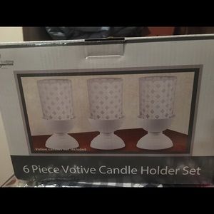 Votive candle holder set
